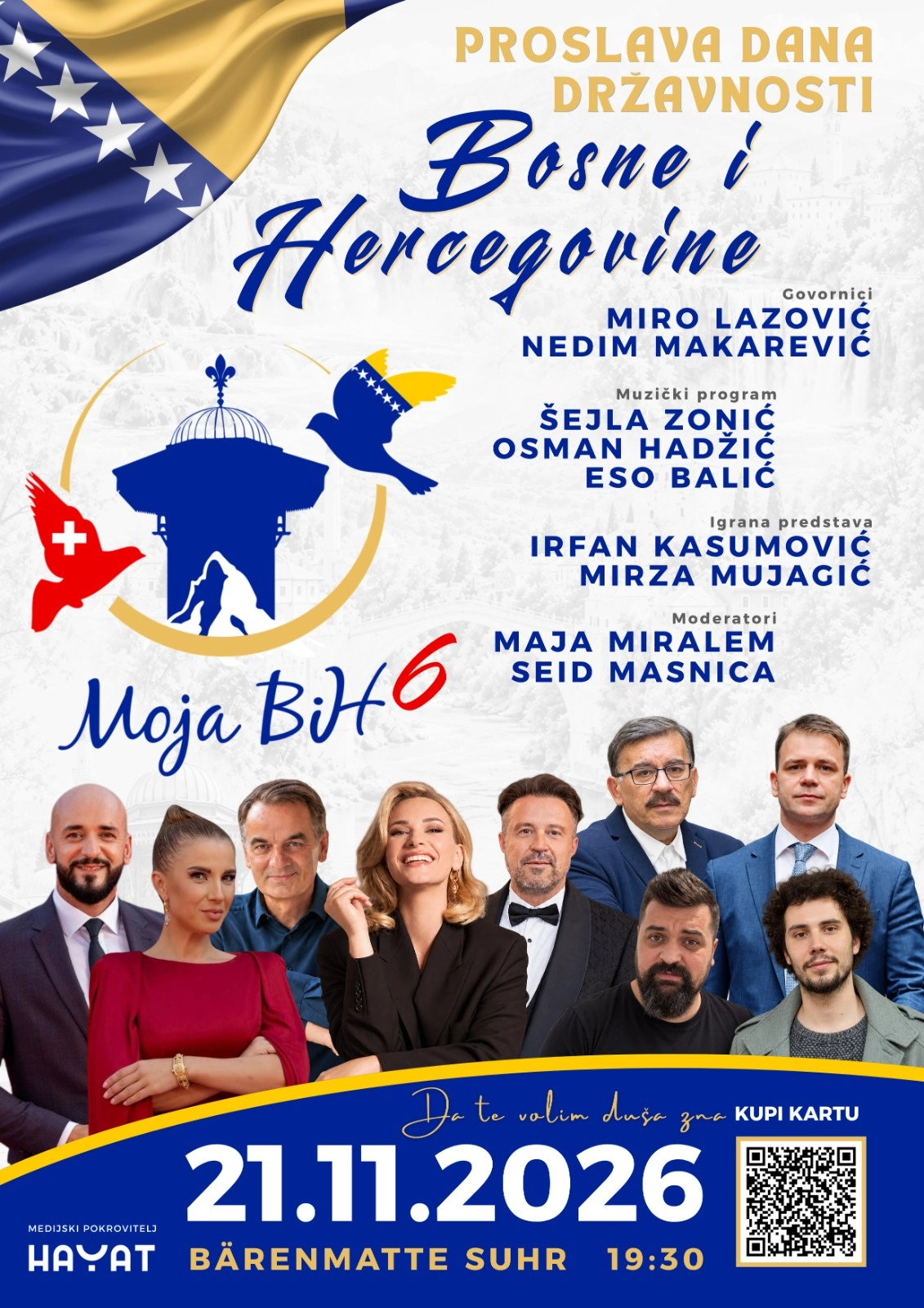 Manifestacija „Moja BiH“ povodom Dana državnosti Bosne i Hercegovine